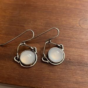 Moonstone earrings